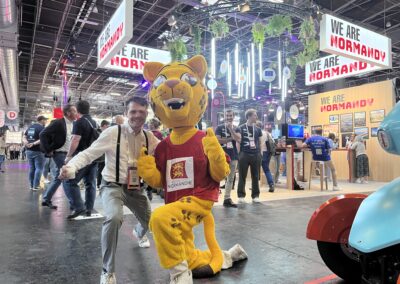 Mascotte Région Normandie à Vivatech