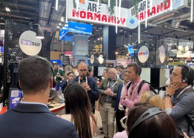 WeSur et délégation - We Are Normandy à Vivatech 2025