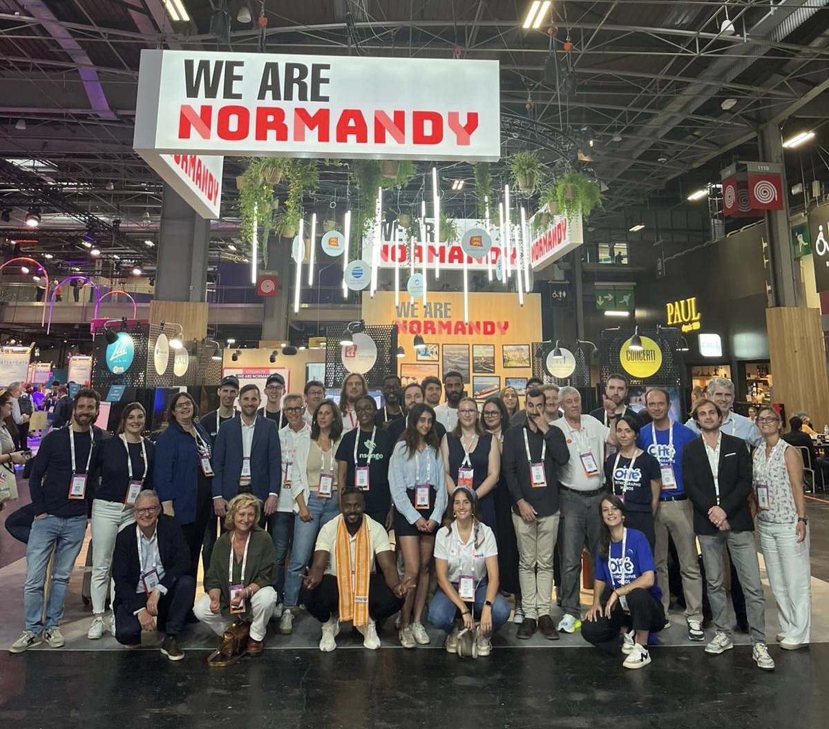 Photo de groupe We Are Normandy 2025 à VivaTech