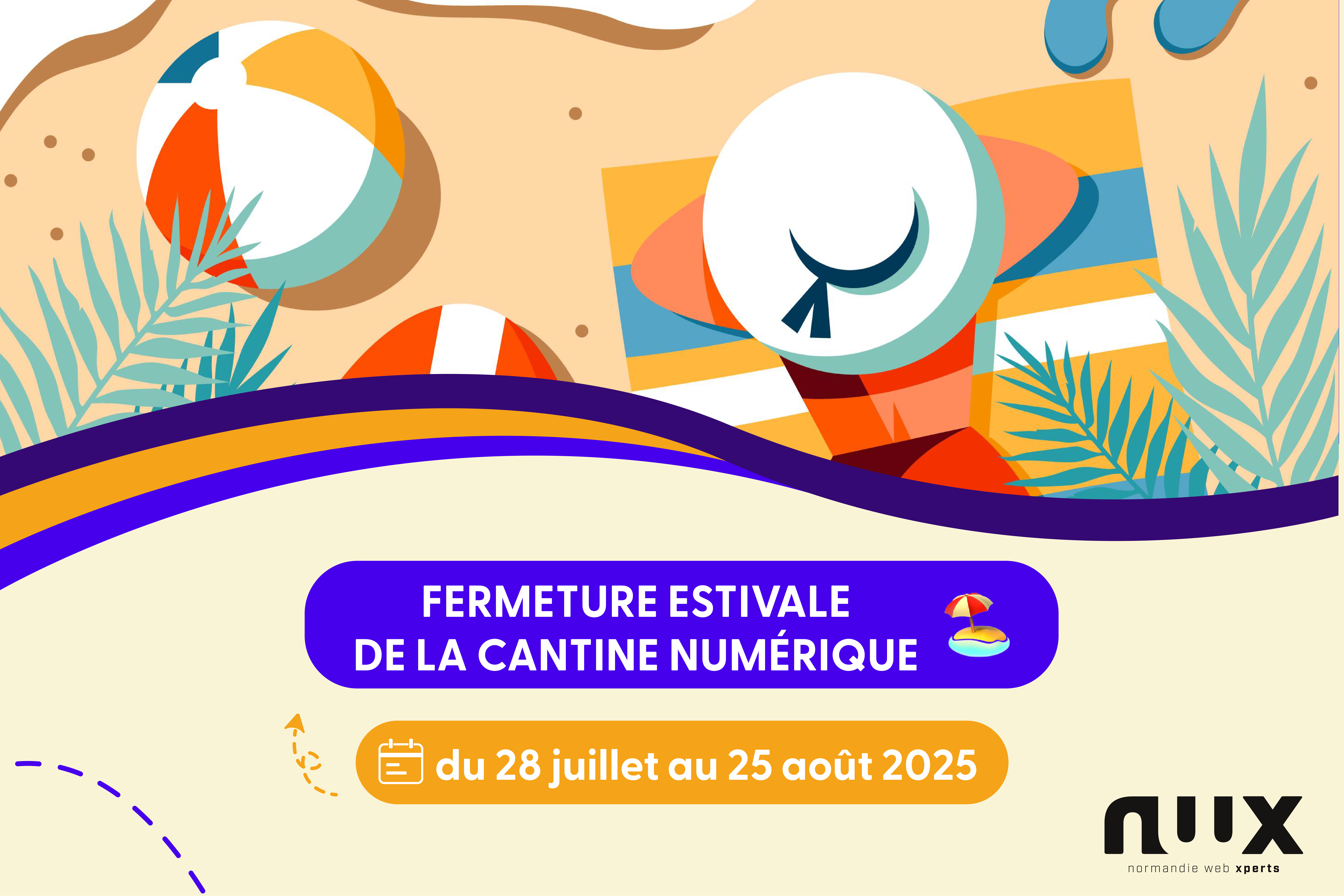 fermeture estival Cantine numérique 2025