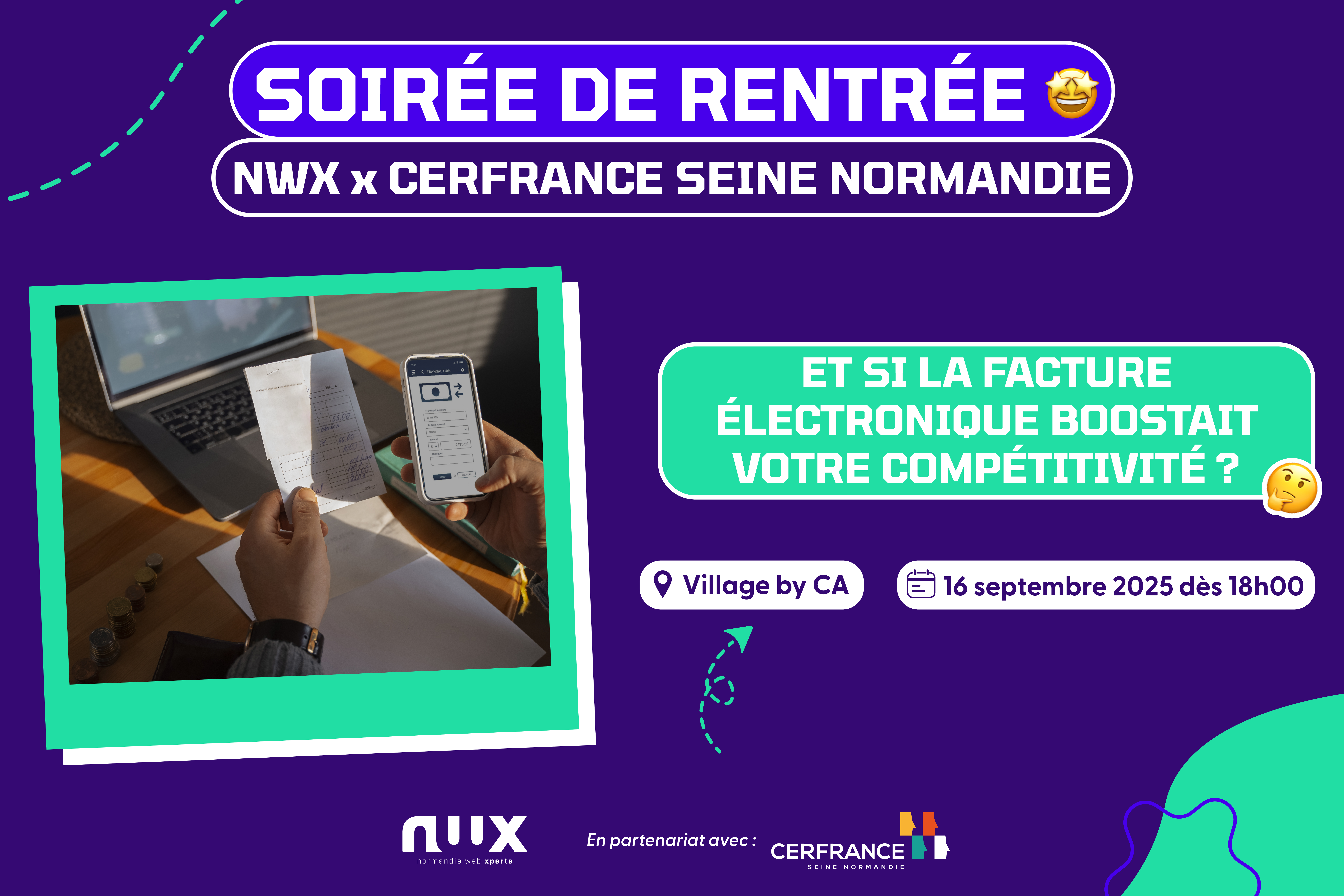 Soirée NWX en partenariat avec Cerfrance Seine Normandie